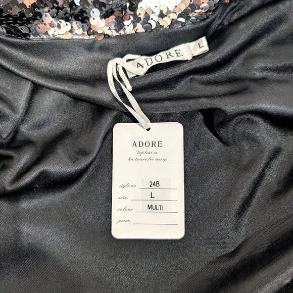 Adore Sequin Blazer Size Large NWT - Picture 4 of 6